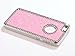 Pandamimi - Deluxe Baby Pink Diamond Rhinestone Glitter Bling Chrome Hard Case Cover for Apple iPhone 5 5G ,Screen Protector and Stylus