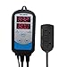 Inkbird Itc-310T 1200W Pre-Wired Digital Dual Stage Temperature Controller Outlet Thermostats with Time Controller for Brewing Seed Germination
