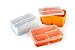 3 Compartment Food Containers with Airtight Lid, weight loss portion control Stackable Meal Prep, 21 Day Fix and Portion, Set of 10 Bento box Long lasting- leak proof Durable Plastic Lunch Container