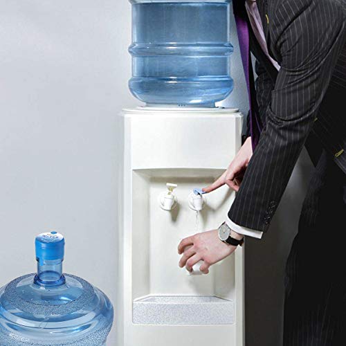 Magicfour 5PCS 55mm 3 & 5 Gallon Non-Spill Caps,Replacement Water Bottle Snap On Cap Anti Splash Peel 5 Piece