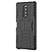 Sony Xperia 1 Case,PUSHIMEI with Kickstand Hard PC Back Cover Soft TPU Dual Layer Protection Phone Case Cover for Sony Xperia 1 6.5