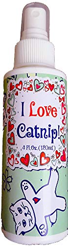 Pet MasterMind I Love Catnip Spray for Cats - Ideal Mess-Free Catnip Spray for Indoor Cats Catnip