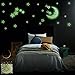 Glow in the Dark Stars | Largest, Brightest - Most Durable Set of Glowing Stars | 103 Stars, Extra-Large Moon, Shooting Stars, Comets, Clouds | Create a Starry Night | for Children of All Ages