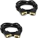 C&E 10 Feet, Standard 15-Pin VGA Male to VGA Male Cable, 2 Pack, CNE63189 primary