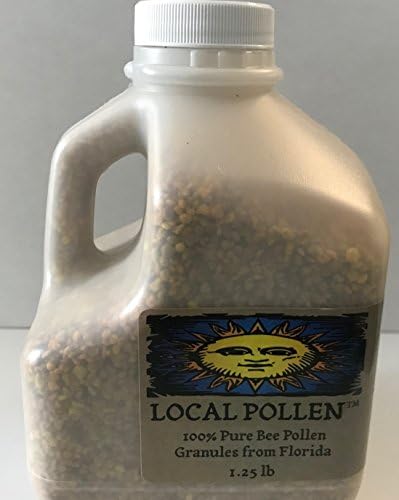 Local Pollen 100% Pure Bee Pollen Granules from Florida 1.25 lb