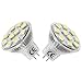 LE 2 Pack 1.8W MR11 GU4.0 LED Bulbs, 20W Halogen Bulbs Equivalent, GU4 Base, 165lm, 12V AC/DC, 120° Flood Beam, Daylight White, 6000K, LED Light Bulbs