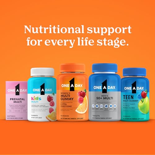 One A Day Multivitamin for Men - Daily Mens Multivitamins with Vitamin D, Zinc, Folic Acid, and B Vitamins, Physical Energy Support, 200 Ct (Packaging May Vary)