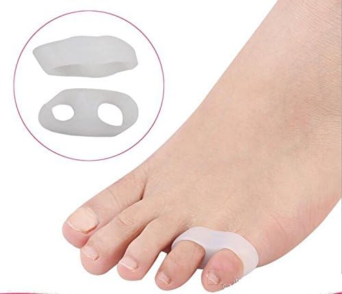 Chekido Silicone Double Hallux Valgus Gel Foot Separator (Small; 1 Pair)