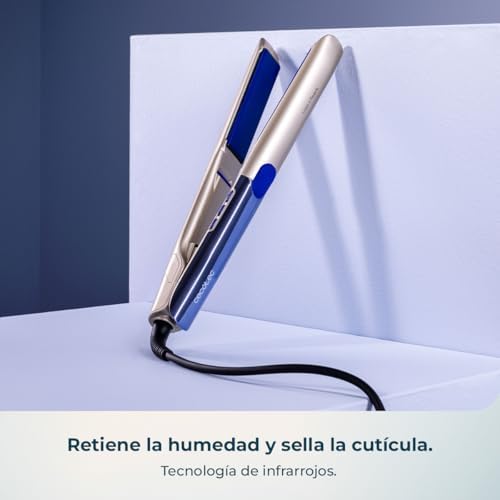 Alisador de cabelo - Placas infravermelhas e vibratórias - Lisse i-Twerk Pro Elite. Revestimento Cerâmico e Turmalina, Tecnologia Iónica, Temperatura 160º-260ºC, Aquecimento Rápido, Exposição
