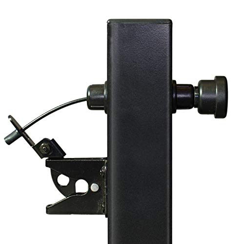 GH Gate Products EZHT001 Gate Latch Pull Gate Opener Black Adjustable
