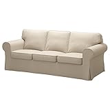 IKEA Cover for Ektorp Sofa, Nordvalla Dark Beige
