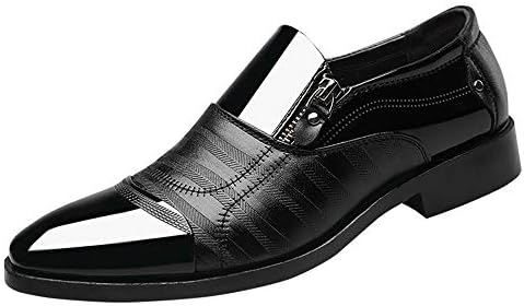 Corriee 2019 Most Wished Mens Dress Shoes Men's Classic Oxford Shoes Pointed Toe Side Zipper Flats Shoe