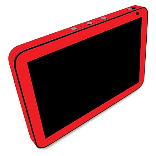MightySkins Skin Compatible with Amazon Echo Show 8 (Gen 2) - Solid Red | Prote…