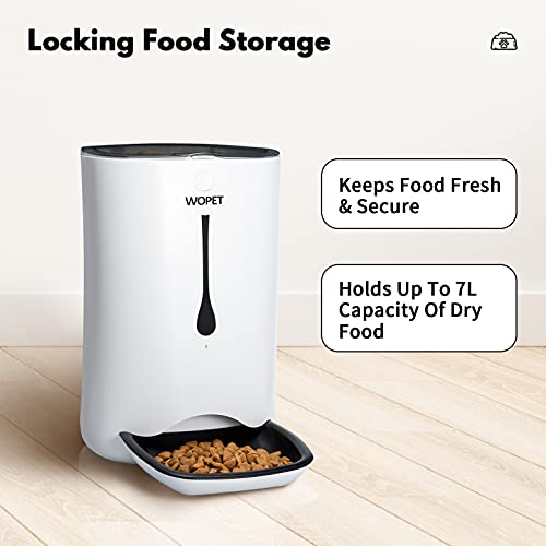 wopet automatic pet feeder