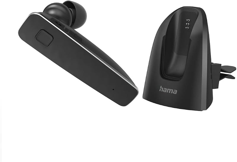 Hama MyVoice2100 Mono Bluetooth 5.0 Headset 80 Hours Battery Dual Device Ear