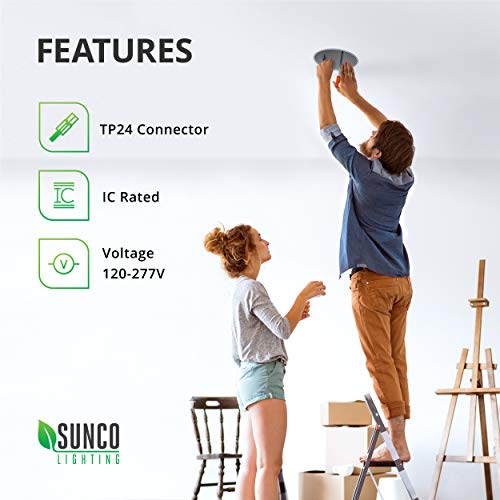 4 Sunco+Lighting+Recessed+Downlight+Electrician
