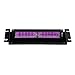 Abrams Focus 2X Series (Purple/Purple) 36W - 12 LED Funeral Vehicle Truck Windshield Strobe Warning Dash & Deck Light Bar