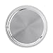 Hicarer 2-1/8 Inch (55 mm) Quartz Clock Fit-up/Insert, Fit Diameter 1.97 Inch (50 mm) Hole, Zinc-Alloy Metal Case, Roman Numeral (Silver)
