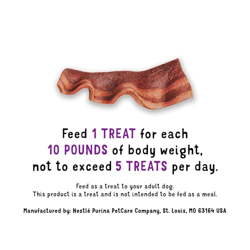 PURINA BEGGIN’ STRIPS DOG TREATS, ORIGINAL WITH BACON FLAVOR – (PACK OF 2) 26 OZ. POUCHES