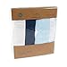 Pack N Play Playard Sheet Set - 2 Pack - Fitted, Soft Jersey Cotton Portable Crib Sheet - Baby Bedding in Blue Stripes & Clouds by Mumby