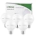 LEDGLE 5W Globe Light Bulbs G25 E26 LED Bulbs 50W Incandescent Bulb Equivalent,500lm Vanity Light Bulbs 3000K Warm White, 270 Beam Angle, Make Up Light Bulbs, Non-Dimmable (5 Pack)