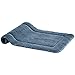 Amazon Basics 3 Piece Sculpted Bath Mat Set - Light Blue