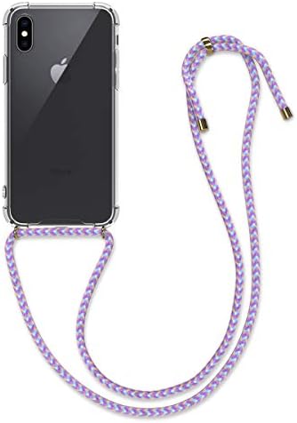 Kwmobile 対応 Apple Iphone X ケース 首掛け スマホ 肩掛けケース ストラップ シリコン カバー 斜めがけ
