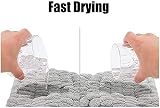 Copiel Hair Drying Towels 2pcs Quick Hair Turban Microfibre Wrap Hat view 4