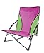 Stansport Low-Profile Fold-Up Chair, Purple/Lime