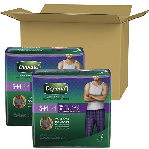 1 Depend+Incontinence+Underwear+Overnight+Disposable