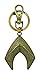 DC Justice League Movie Aquaman Logo Pewter Key Ring Accessory