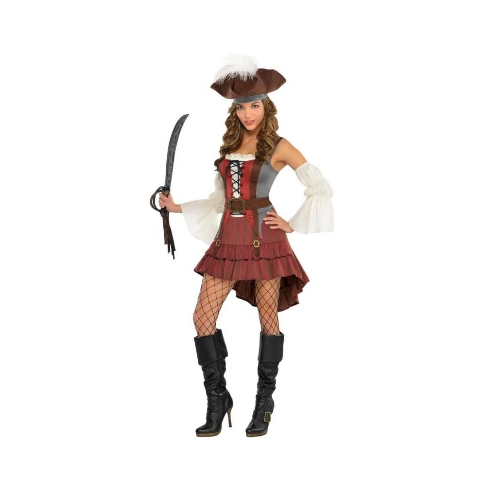 amscan International Castaway Pirate Costume (UK 14-16)