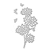 Dies Cut Cutting Die for Cards Making Flower Butterfly Metal Embossing Stencils for DIY Craft Scrapbooking Photo Album Decorative Paper Gift Debossing Border (Dies 1 Flowers)