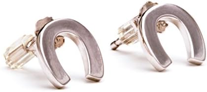 Sterling Silver Earrings gift for her (horse shoe)