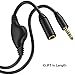 3.5mm Extension Cable, HUIRID 10FT 3.5mm Audio Cable Extension with Volume Control Male to Female Stereo Audio Headphone Jack Extension Cord (10FT) primary
