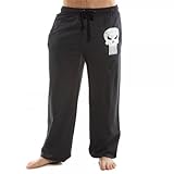 Marvel Punisher Logo Mens Black Sleep Pants S