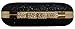 Chicastic Glitter Metallic Duster Four Ring Knuckle Clutch Evening Purse With Rhinestones - Black