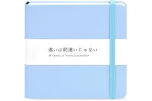 MIFUNER Small Square 5x5" 80gsm Mini Notebooks Blank Pages Sketchbooks Travel Journal Pocket Hardcover Paint Writing Notebook Blank Diary Memo Planner Sketchbook PU Leather Cover, Blue