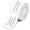 NIIMBOT Labels,Self-Adhesive Thermal Label, Compatible with NIIMBOT B1/B21/B3S/B31/K3 Label Printer for Home/Office/Business (38×70mm-White)
