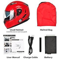 FreedConn Motorcycle Bluetooth Helmet,Bluetooth