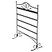 Huji Black Jewelry Organizer Rack Earring Holder Necklace Bracelet Stand Display Storage (1 Pack, Steel Earrings Holder)