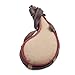 LEAK PROOF Bota Bag – 750ml Spanish Wine Skin – Premium Leather Canteen With Heavy Duty BPA-Free Bladder Liner and Comfortable Shoulder Strap