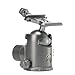 Highline Tripod Ballhead with 360 Degree Fluid Rotating Swivel and 54lb Load Capacity Includes Arca Clamp with 60mm Arca Swiss Plate - Tripod Ball Head for Large Camera Setup (Medium-Gunmetal)