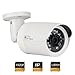 GW Security 5 Megapixel 2592 x 1920 Pixel Super HD 1920P Outdoor Network PoE 1080P Bullet Security IP Camera with 3.6mm Wide Angle Len