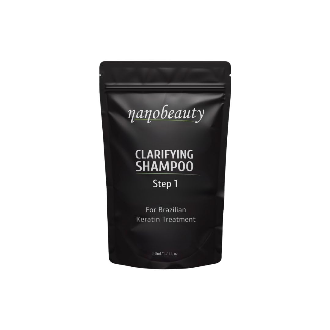 Brazilian Keratin Treatment Clarifying, Deep Cleansing Shampoo, Step 1, Nanobeauty Diamond Shine 50ml