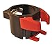 Crusar Car Two-In-One Design Cup Holder And Bottle And Cellphone Holding Togather Air Outlet Palced Car Van Vehicle Universal Usage Red