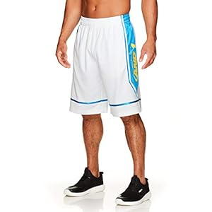 AND1 Men’s Basketball Gym & Running Shorts w/Elastic Waistband & Pockets – 12 Inch Inseam