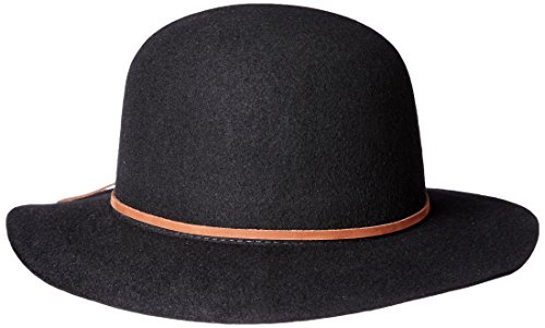 San Diego Hat Co. Men s Round Crown Wool Felt Hat, Black, One Size