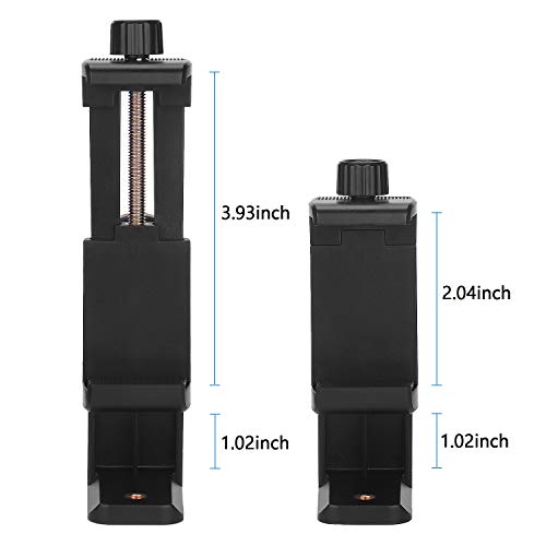 Phone Tripod Mount Adapter, PEYOU Universal 360 Rotation Smartphone Holder Monopod Adapter Clamp Bracket Compatible for iPhone XS Max XR X 8 7 6 6s Plus, for Samsung Galaxy Note 9 8 S9 S8 Plus S7 Edge - Thumbnail 4