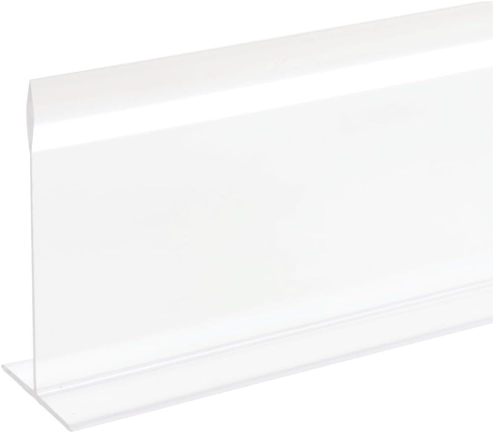 Shelf Divider Case Divider T Shape Clear Acrylic 30" L x 5" H